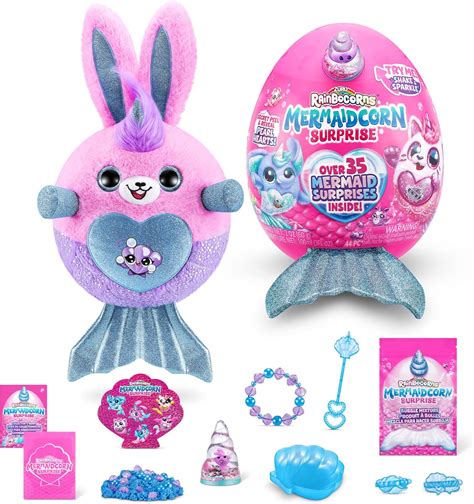 Rainbocorns Mermaidcorn (Bunny) de ZURU, peluche coleccionable ...