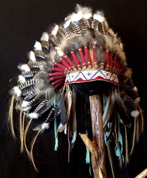 Pin on Native American Headdress