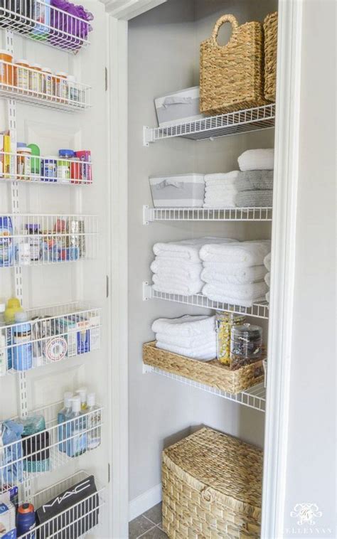 Easy Ways To Make A Small Closets More Functional (5 | Linen closet ...