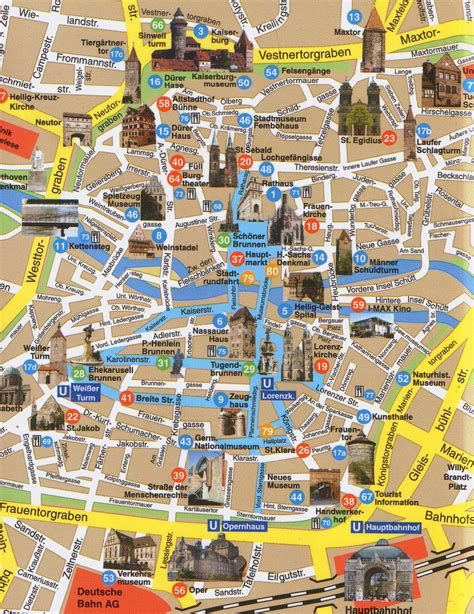 Nuremberg City Map for Tourists - iNuremberg