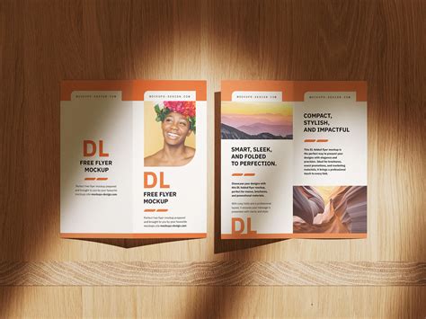 4 Free DL Bi-Fold Brochure / Pamphlet Mockup PSD Files - Good Mockups