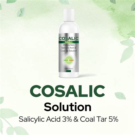 Cosalic Coal Tar and Salicylic Acid Solution / with Salicylic Acid for ...