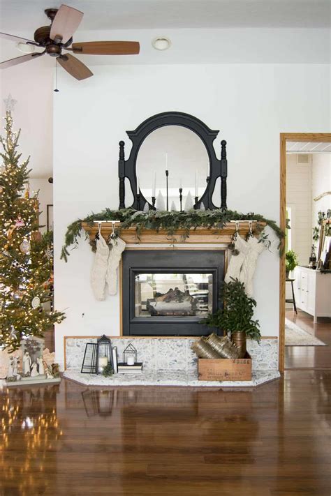 5 Christmas Mantel Decorating Tips - Grace In My Space