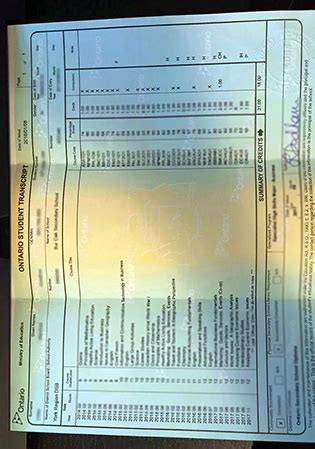 Image result for Ontario Transcript Paper