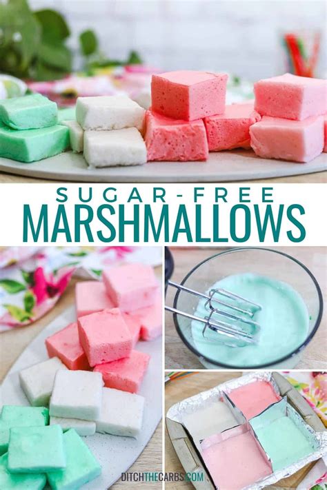 Easy Sugar-Free Marshmallows - 4 Flavours (Zero Carb) | Recipe in 2025 ...