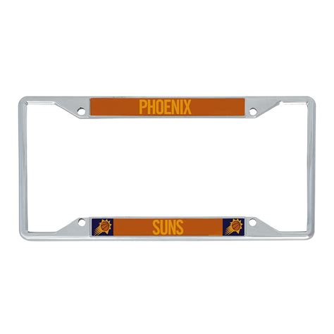 Phoenix Suns Team NBA Metal License Plate Frame for Front or Back of ...