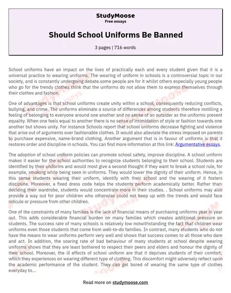 Why School Uniforms Should Be Banned | School Activities