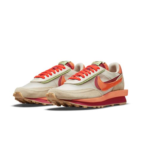 LDWaffle x sacai x CLOT 'Orange Blaze' Release Date. Nike SNKRS