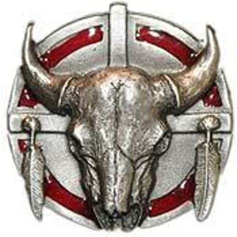 EagleEmblems P00943 Pin-Steer Skull,Cir. (1'') : Amazon.in: Home & Kitchen
