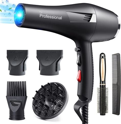 Happygoo Secador Pelo Profesional Iónico 2400W Secadores de Pelo Motor ...