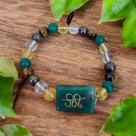 Zibu Coin Bracelet With Multi Gem Stone – PoojaProducts.com