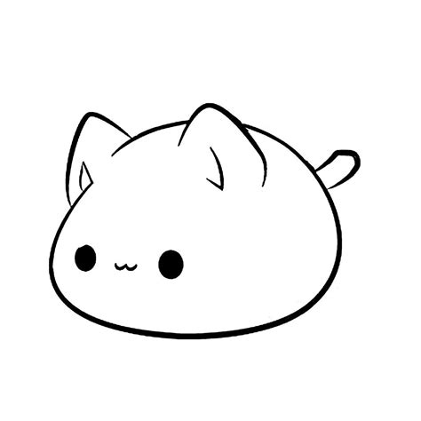Cute Cat, Cute Babies, Cat Outline, Outline Drawings, Cat Coloring Page ...