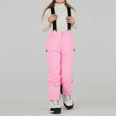Snow Pants Kids Snow Bibs Overall Jumpsuit Waterproof Windproof Winter ...