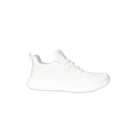 Calcetto Brand Men's Laced Sport Shoes CLT-940 (White) :: RAJASHOES