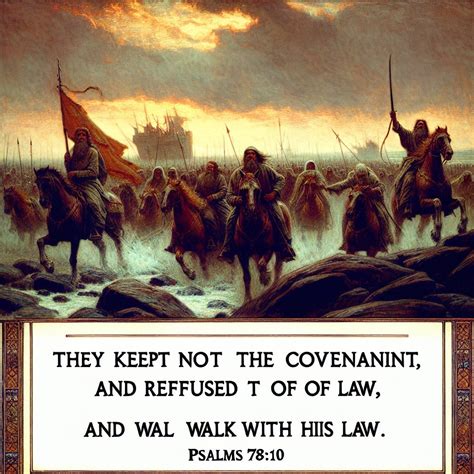 What does Psalms 78:10 mean? | Bible Art