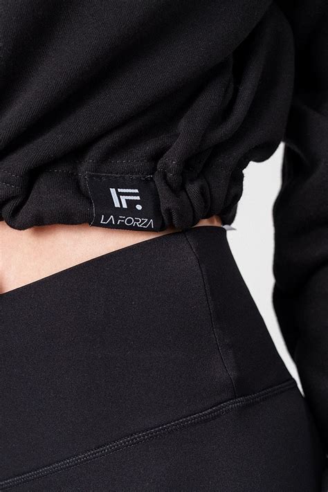 Del Mar Tides Crewneck- Black | La Forza