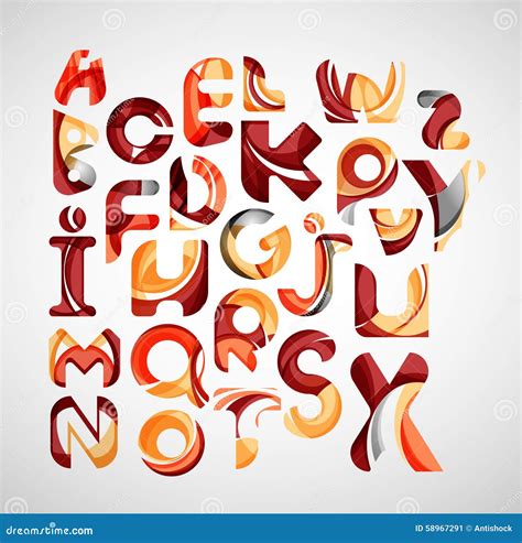 Collection of Alphabet Letters Logos Design Stock Vector - Illustration ...