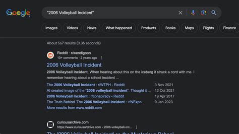 The Mystery of the '2006 Volleyball Incident' - Noir Nexus