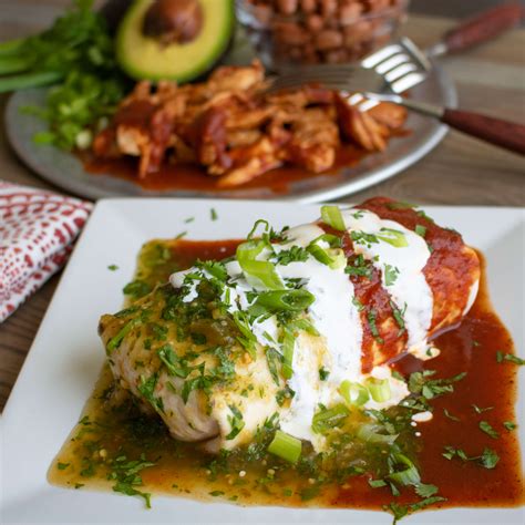 Wet Burrito with Chicken and Cacique® Crema Mexicana & Oaxaca