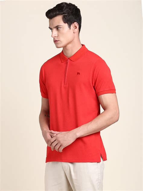 Men's Red Solid T-shirt – DENNIS LINGO