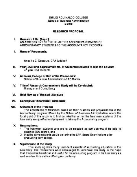 Image result for Research Proposal Sample PDF