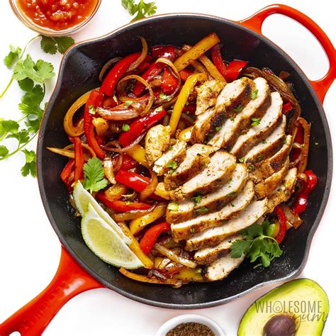 How To Make Chicken Fajitas (Easy Fajita Recipe) | Wholesome Yum