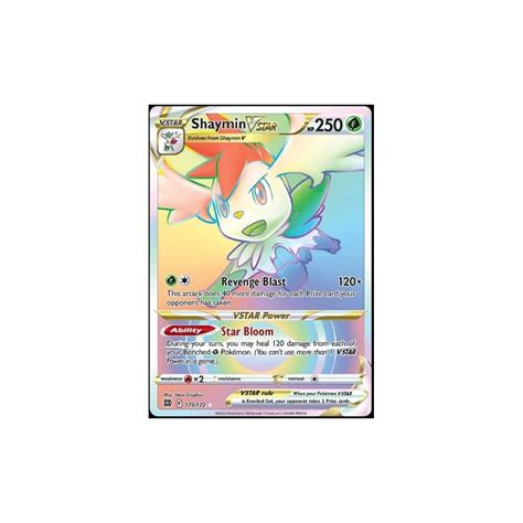 Pokemon Ultra Rare Shaymin VSTAR 173172 Brilliant Stars India | Ubuy