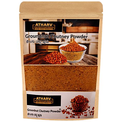Buy Atharv Home Made Products Groundnut Chutney Powder - Spice Blend ...