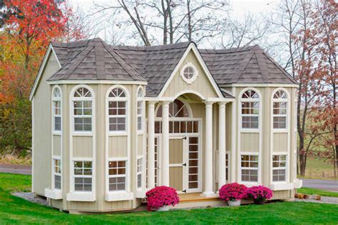 Little Cottage Company Grand Portico Mansion 16X10 Playhouse [10x16 GPM ...
