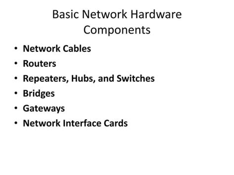 Basic Network Components 的图像结果