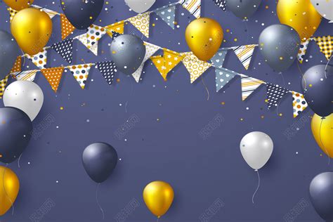 18岁白金气球主题生日派对-英伦贝芘