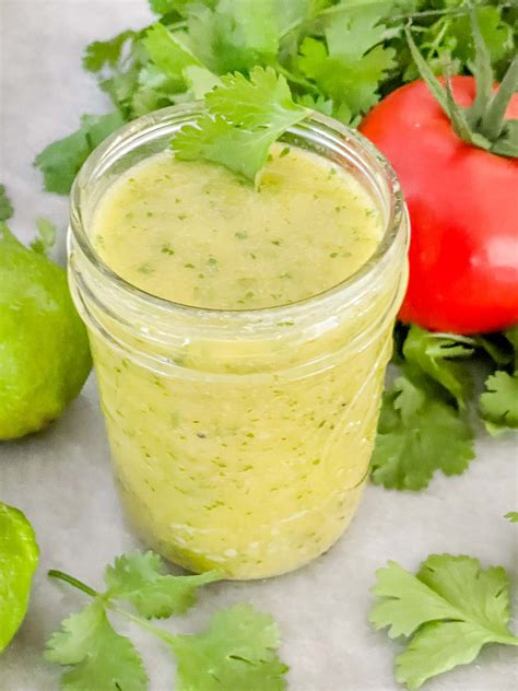 Cilantro Lime Vinaigrette Salad Dressing - Three Olives Branch