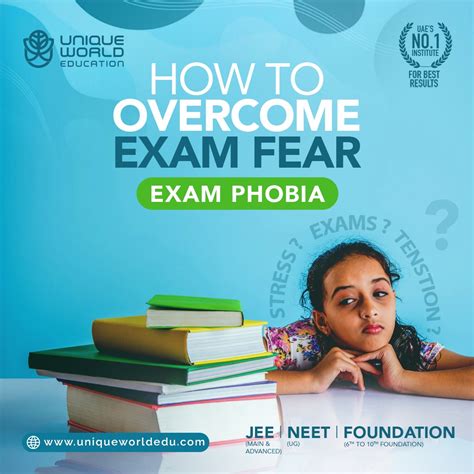 How to Overcome Exam fear- Exam phobia - Unique World Education