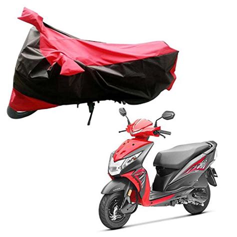 Adroitz Bike Body Cover for Honda Dio (Black and Red) : Amazon.in: Car ...