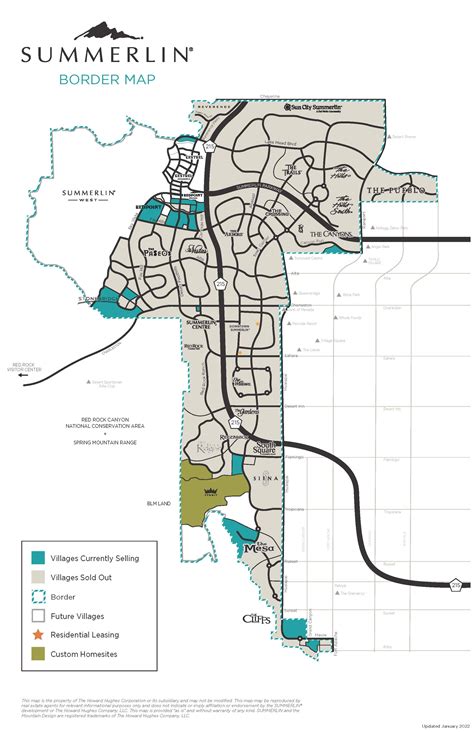 Summerlin, NV Neighborhoods & Subdivisions - Summerlin Village Neighborhoods