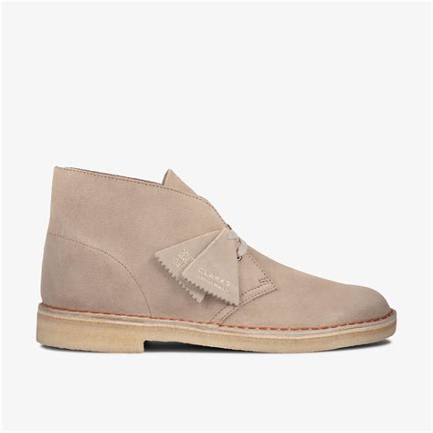 Clarks tan suede desert boots sales