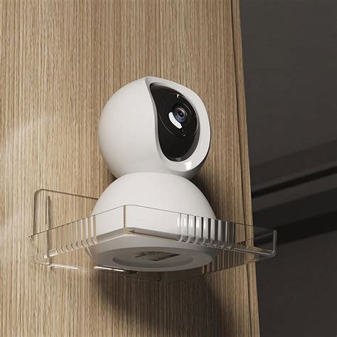 Plastic Wall Camera Stand Holder Shelf Mount (Transparent) – House of quirk