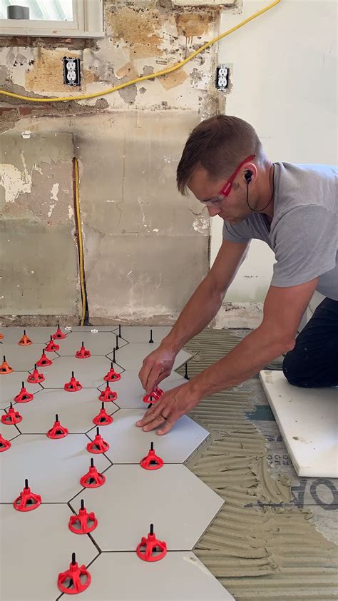 Image result for Using Tile Leveling Spacers