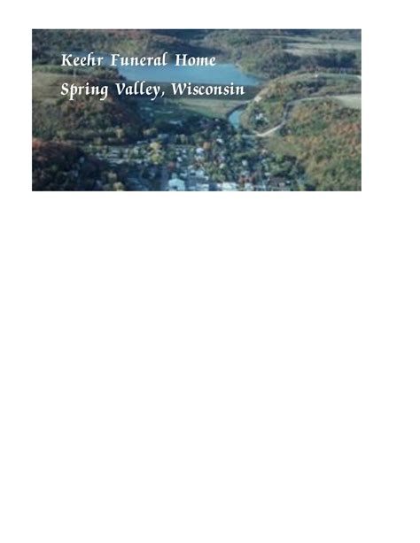 Keehr Funeral Home | Spring Valley WI