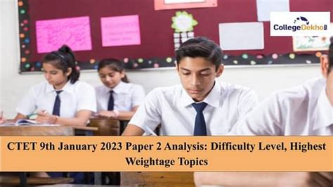 CTET 9th January 2023 Paper 2 Analysis: Difficulty Level, Highest ...
