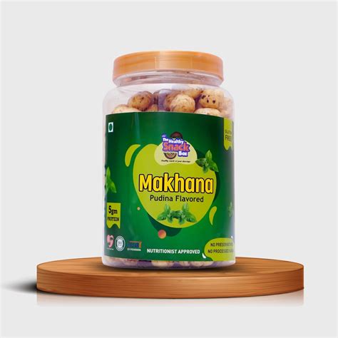 The Healthy Snack Box Makhana Pudina flavored I Gluten Free I Palm Oil ...