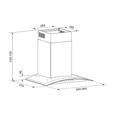 Carysil 90 cm Wall Mounted Chimney Wall Mounted Series TEKNO 90 on ...