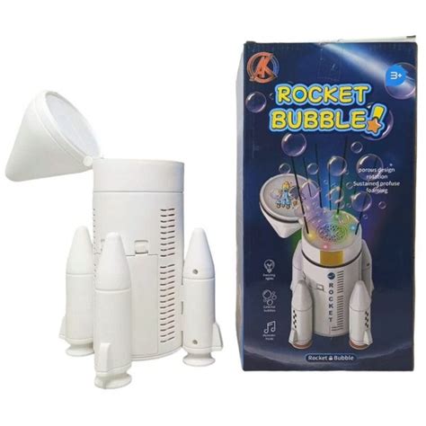 Buy Aerospace Theme Rocket Bubble Machine - The Peppy Store