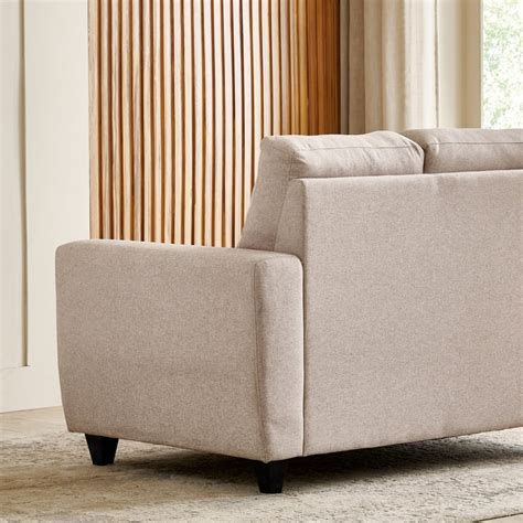 Buy Helios Kayin Fabric 2-Seater Sofa - Beige from Home Centre at just ...