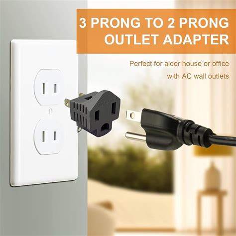DXMKOP 3-Prong to 2-Prong Adapter Polarized Grounding India | Ubuy