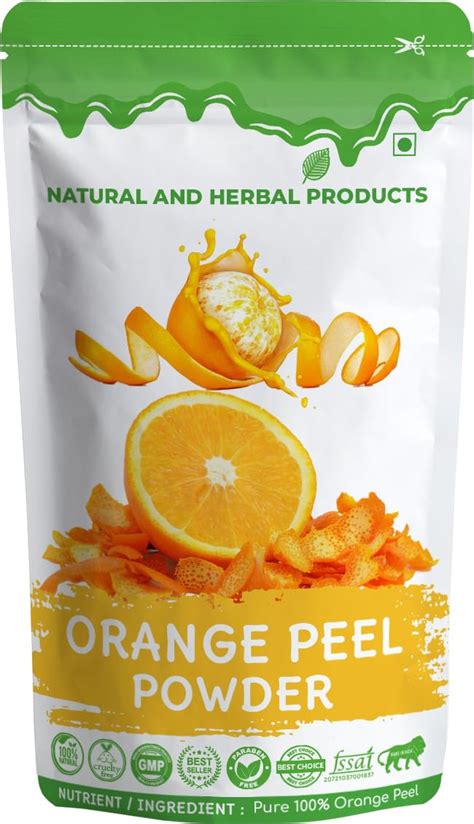 Orange Peel Powder Face Pack | 100% Natural | Glowing Skin & Reduces ...