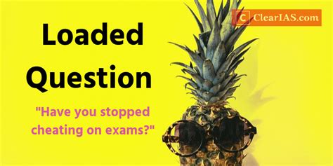 Image result for How to Avoid Loaded Questions