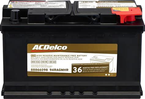 Amazon.com: ACDelco Gold 48GHR 42 Month Warranty High Reserve BCI Group ...