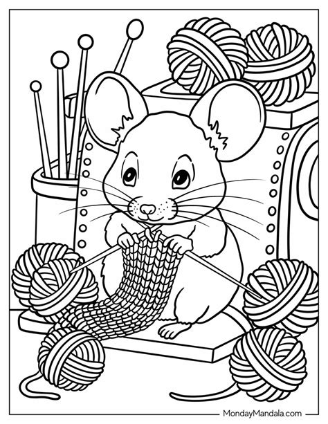 Mouse Coloring Pages Printable Coloring Page Of Minnie Mouse