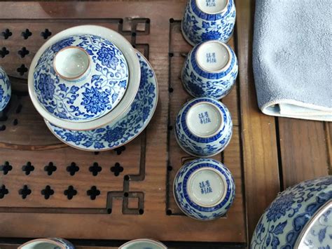 Jingdezhen Chinese Gongfu Tea Set Blue and White - Teasetbox.com